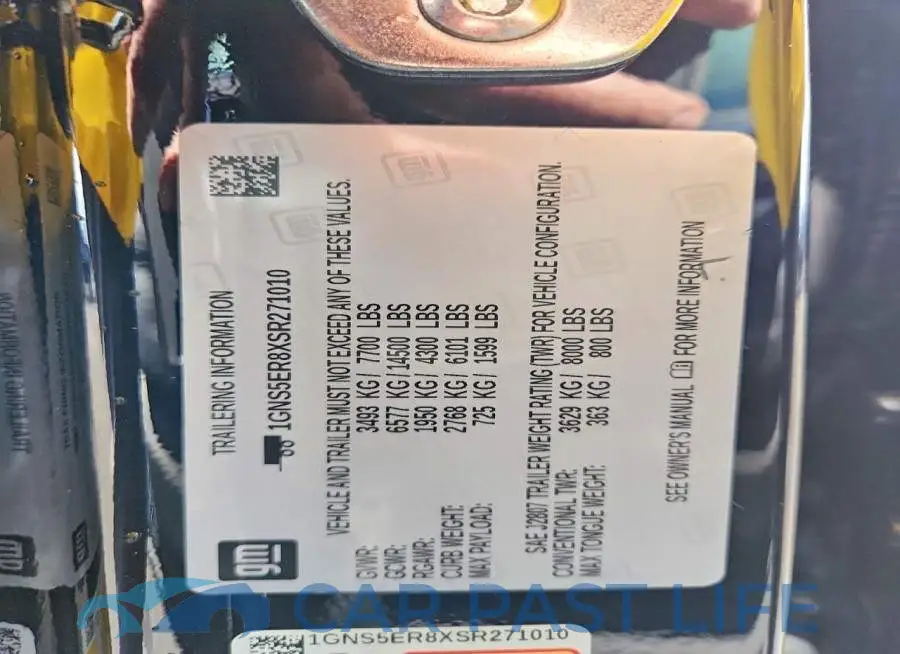 1GNS5ER8XSR271010# 14