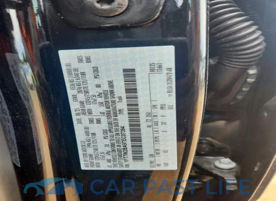 1FT7W2BA9TEC07394# 12