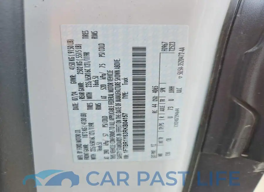 1FTBR1Y83RKB04157# 13