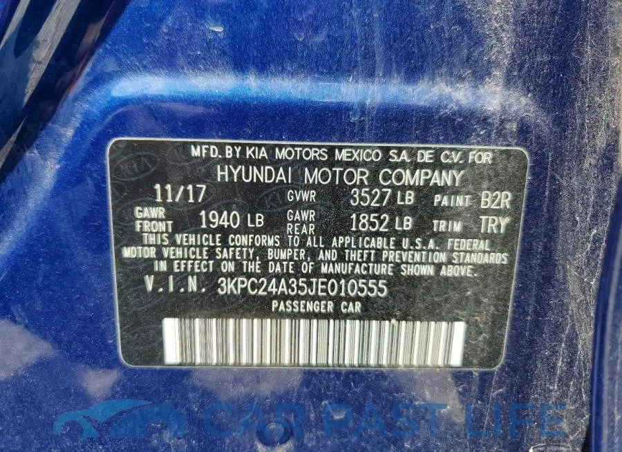3KPC24A35JE010555# 12