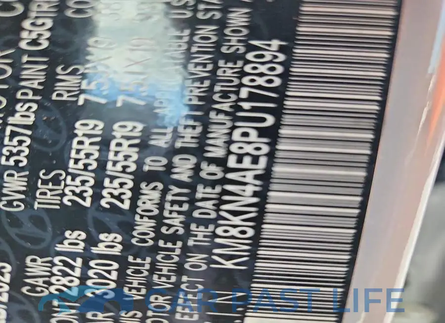 KM8KN4AE8PU178894# 13