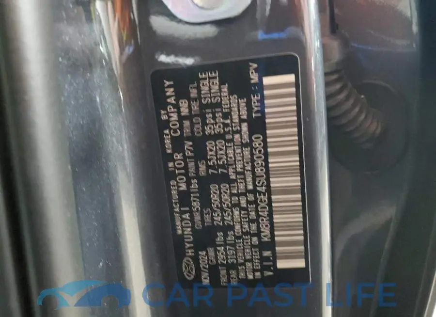 KM8R4DGE4SU890580# 13