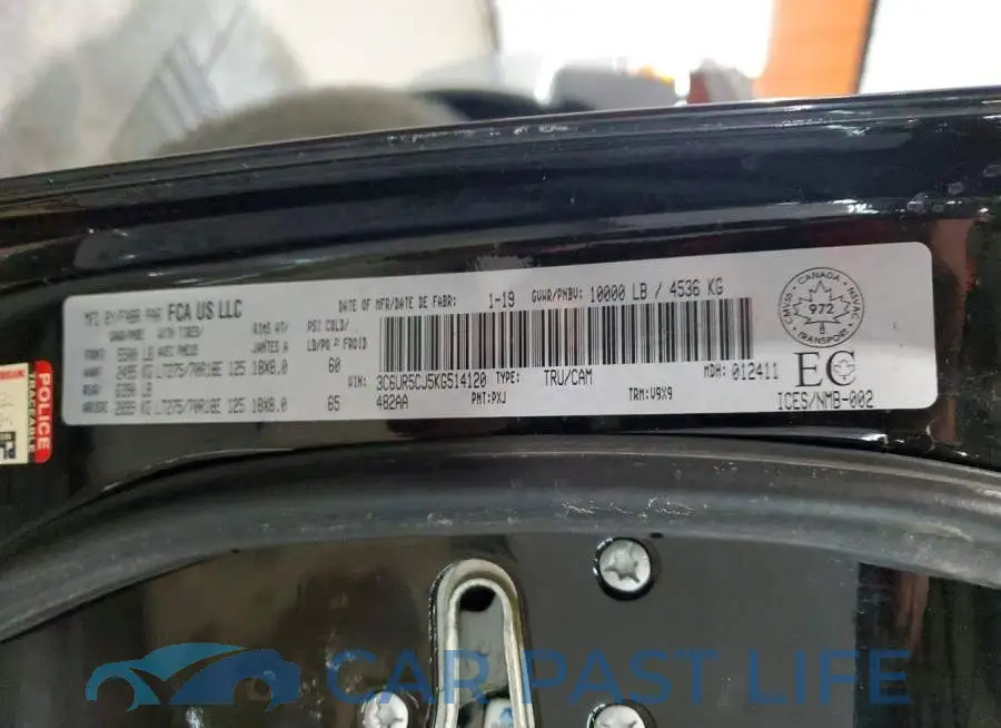 3C6UR5CJ5KG514120# 12