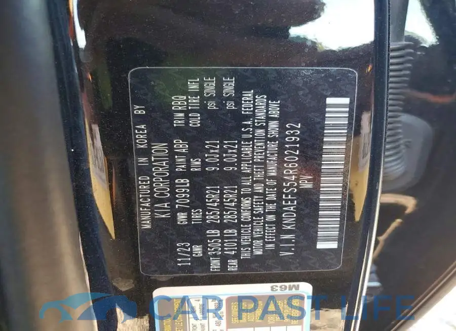 KNDAEFS54R6021932# 13
