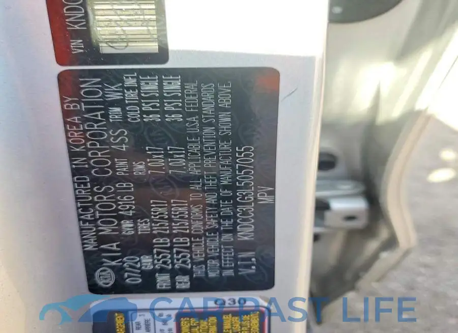KNDCC3LG3L5057055# 13