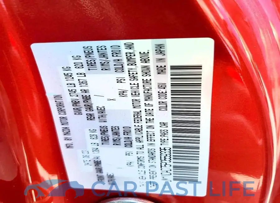 JM1NDAD75P0559335# 12