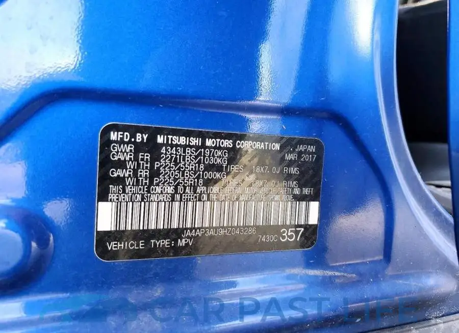 JA4AP3AU9HZ043286# 13
