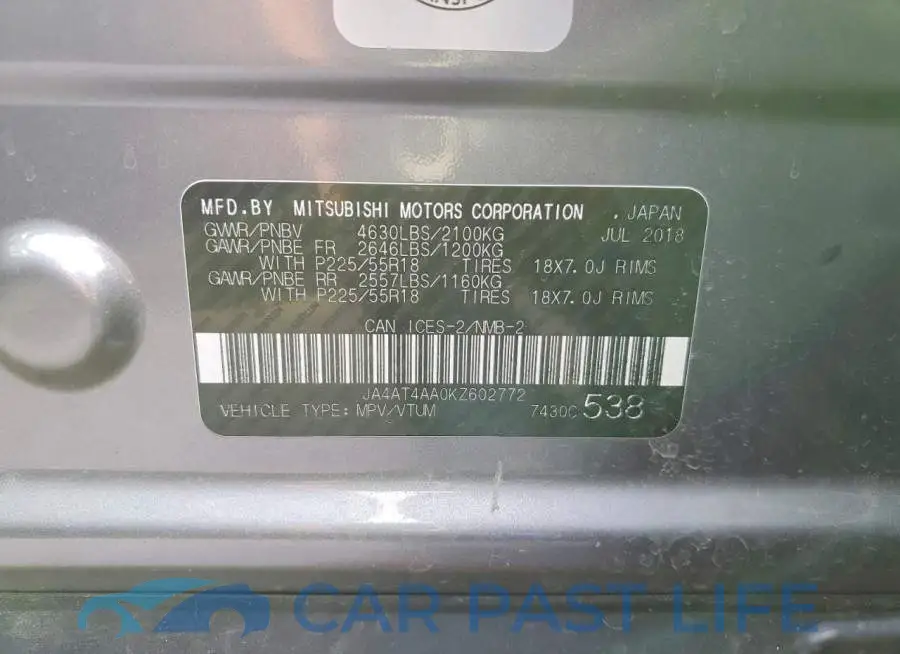 JA4AT4AA0KZ602772# 13