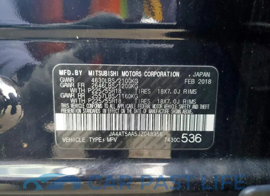 JA4AT5AA5JZ048956# 14