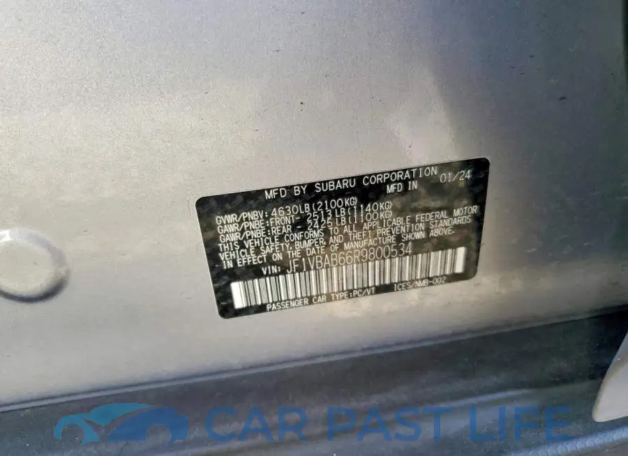 JF1VBAB66R9800534# 13