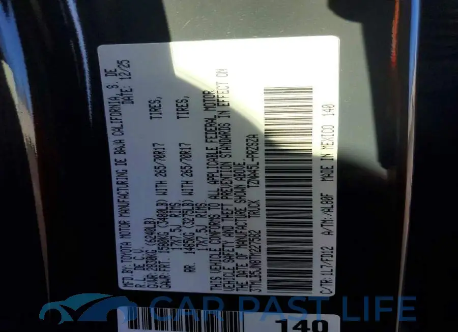 3TMLB5JN8TM227582# 13