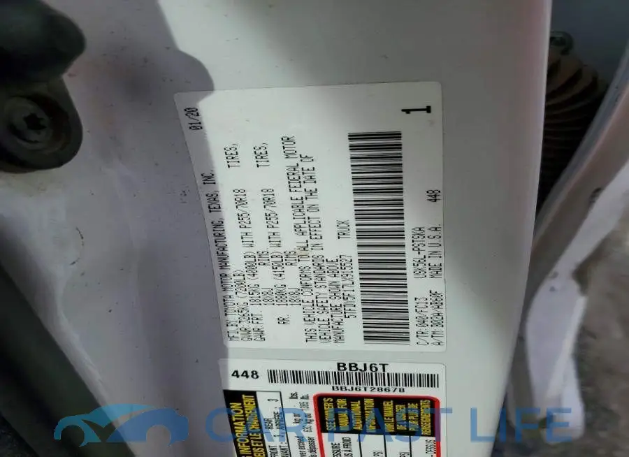 5TFDY5F17LX915527# 12
