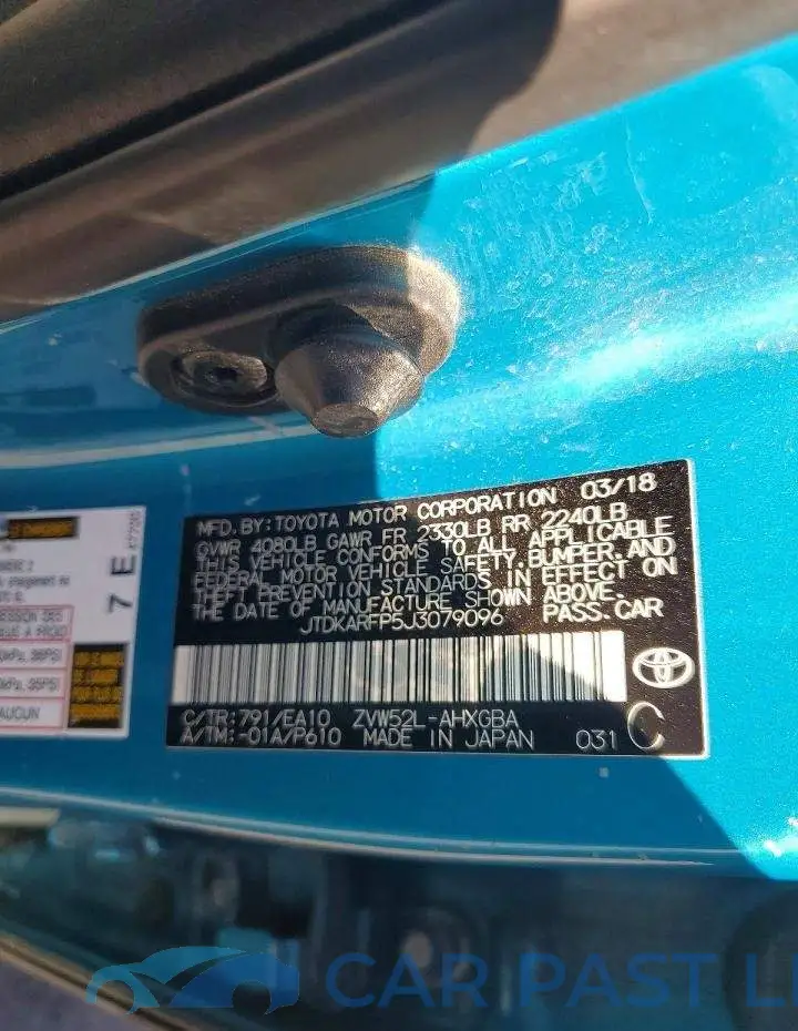 JTDKARFP5J3079096# 12