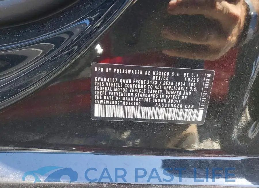 3VW7W7BU2TM014180# 12