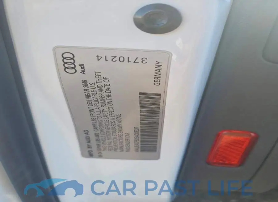 WAUEACF52SA003337# 12
