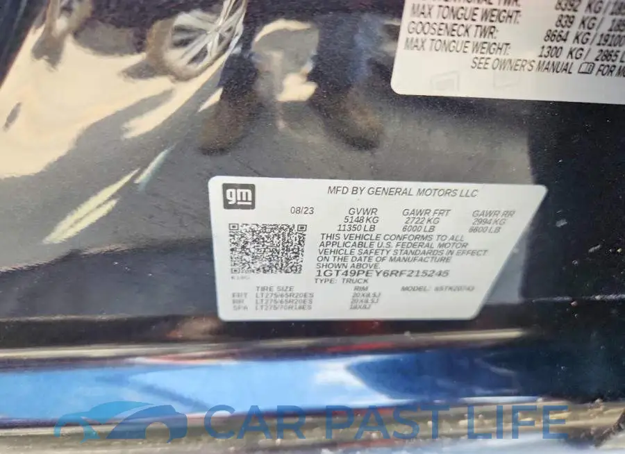 1GT49PEY6RF215245# 12