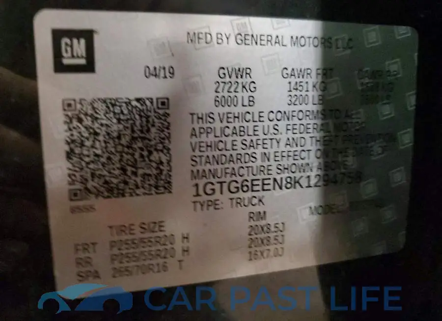 1GTG6EEN8K1294758# 12