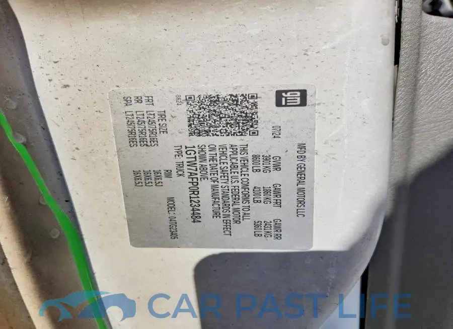 1GTW7AFP0R1234484# 13