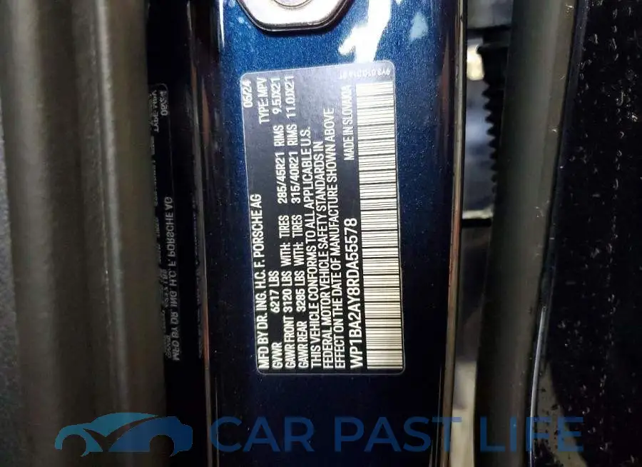 WP1BA2AY8RDA55578# 13