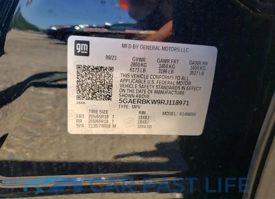 5GAERBKW9RJ118971# 13