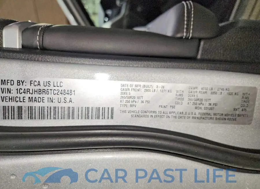 1C4RJHBR6TC248481# 13