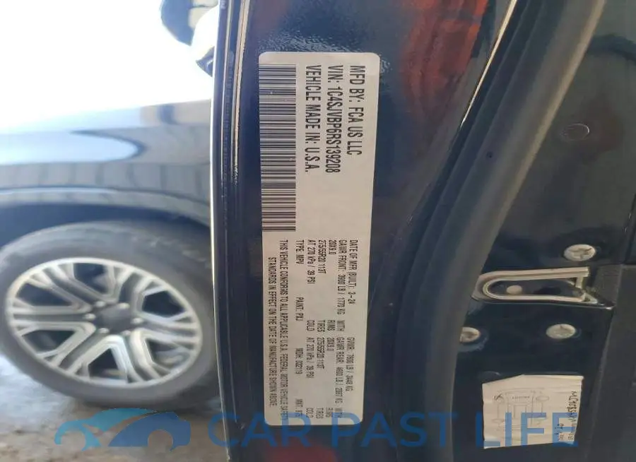 1C4SJVBP6RS139208# 13