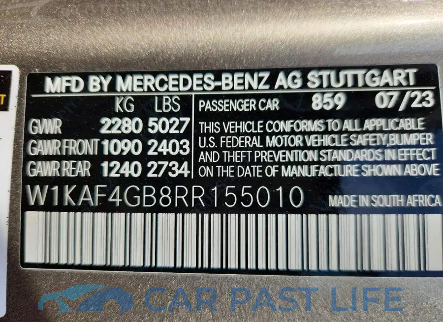 W1KAF4GB8RR155010# 12