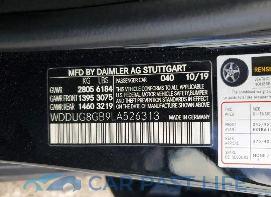 WDDUG8GB9LA526313# 13