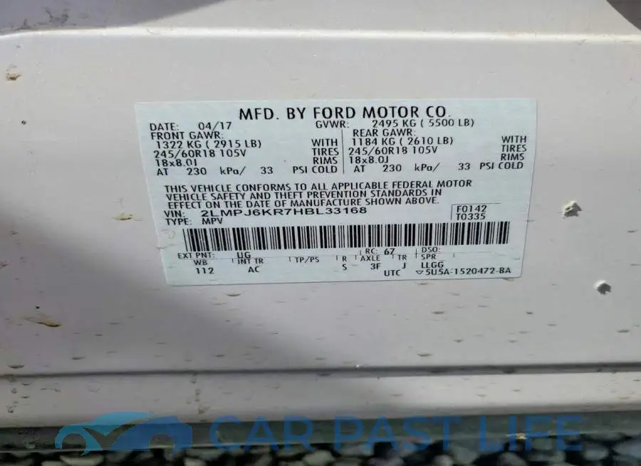 2LMPJ6KR7HBL33168# 13