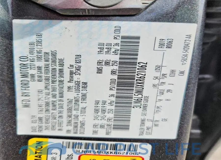 3LN6L5MUXKR621062# 12