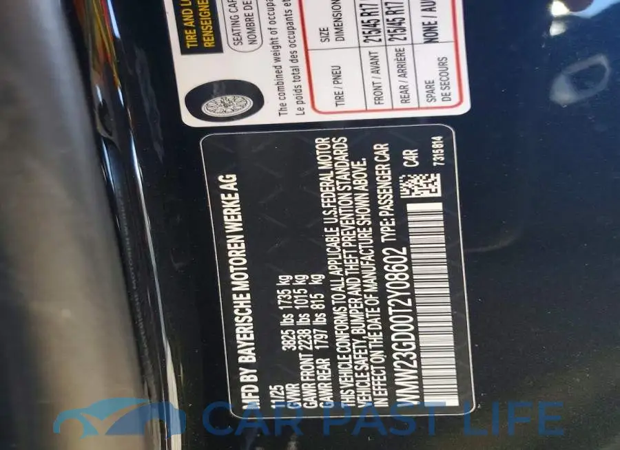 WMW23GD00T2Y08602# 12