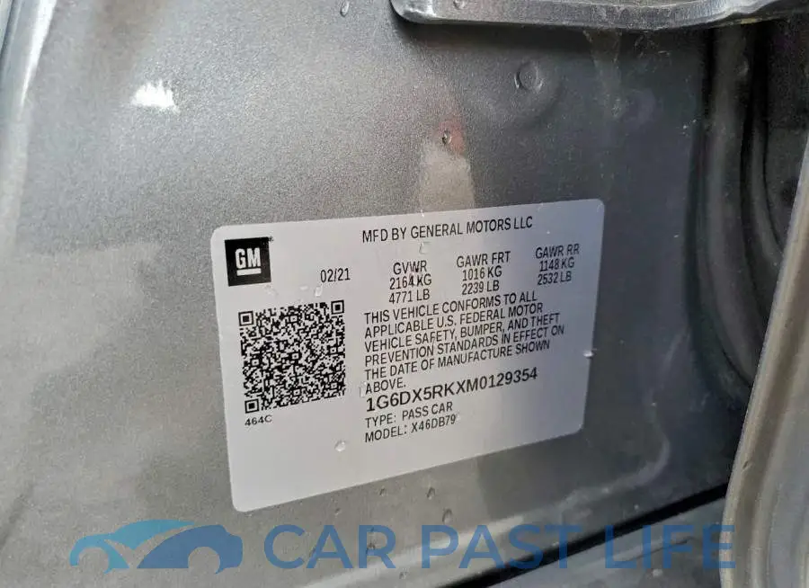 1G6DX5RKXM0129354# 12