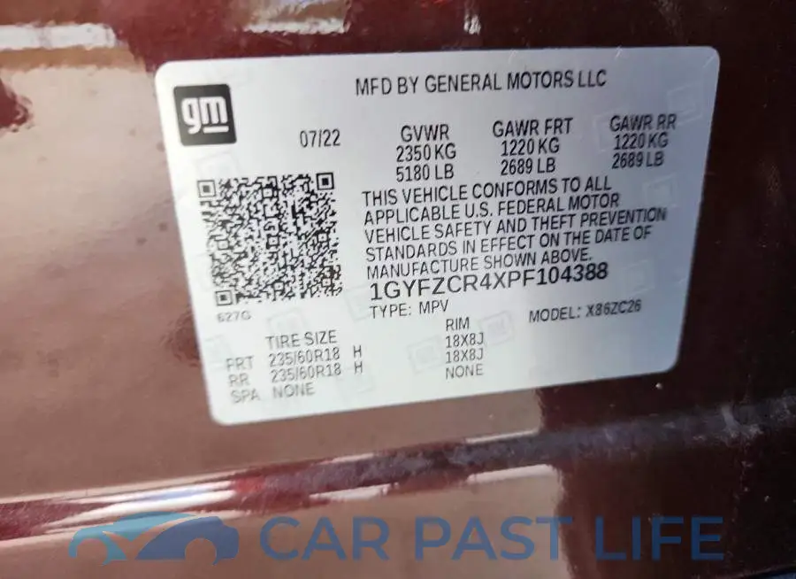 1GYFZCR4XPF104388# 14
