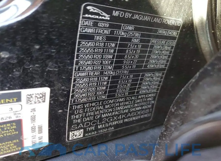 SADCL2GX4KA606681# 14