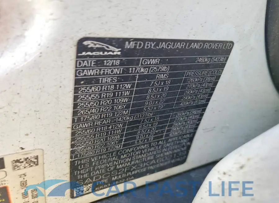 SADCS2FX3KA602139# 13