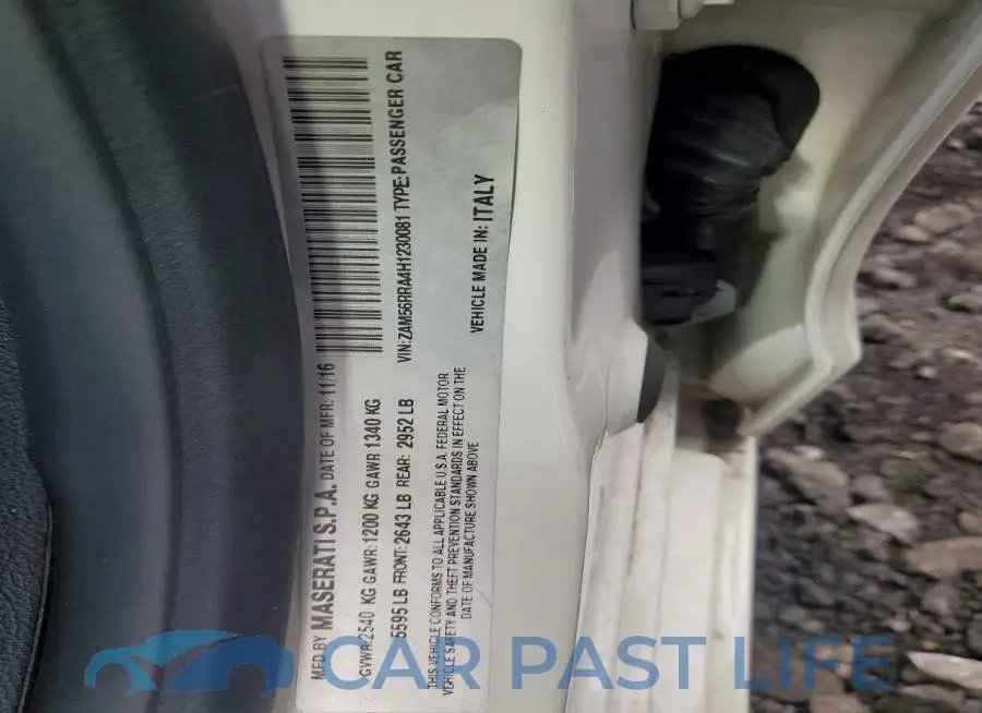 ZAM56RRA4H1230081# 12