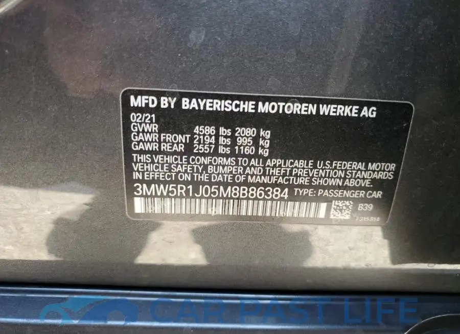 3MW5R1J05M8B86384# 13