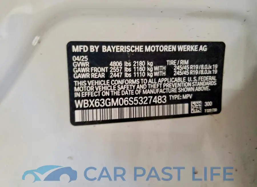 WBX63GM06S5327483# 14