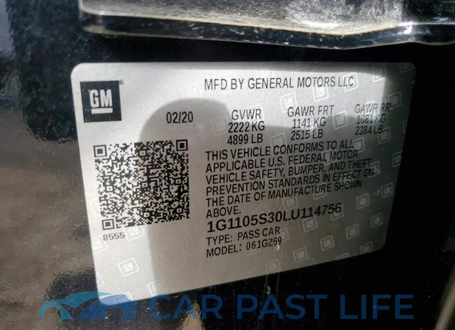 1G1105S30LU114756# 12