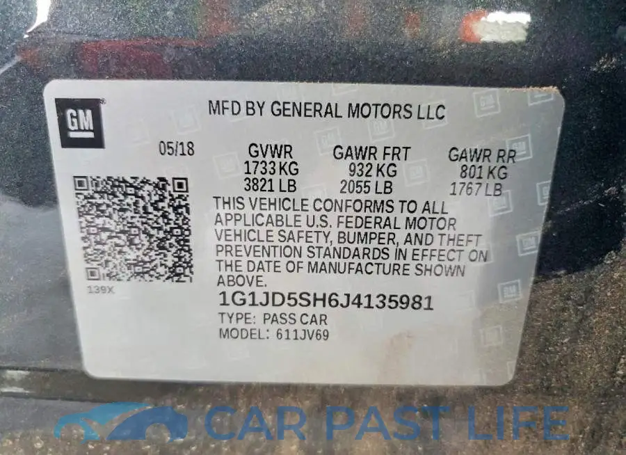 1G1JD5SH6J4135981# 12