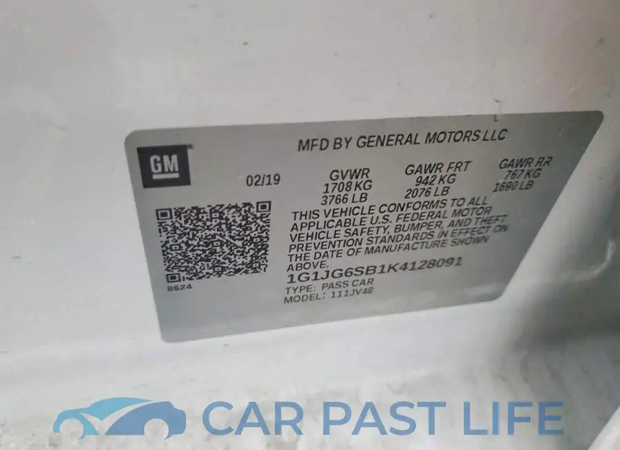 1G1JG6SB1K4128091# 12