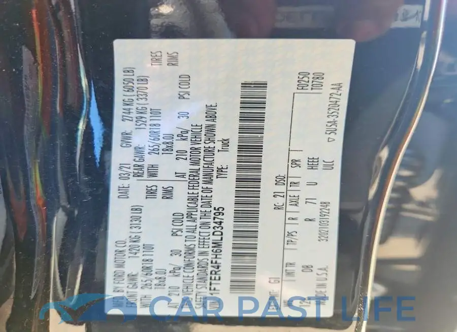 1FTER4FH6MLD34795# 12
