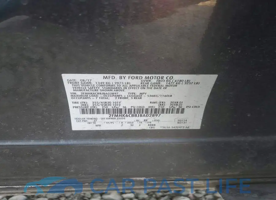 2FMHK6C88JBA02897# 13