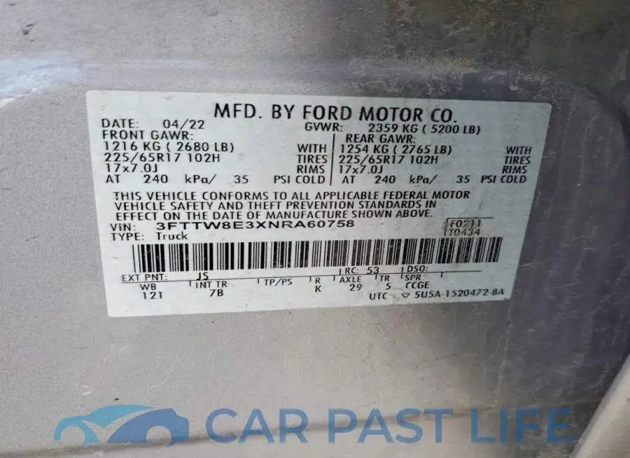 3FTTW8E3XNRA60758# 12