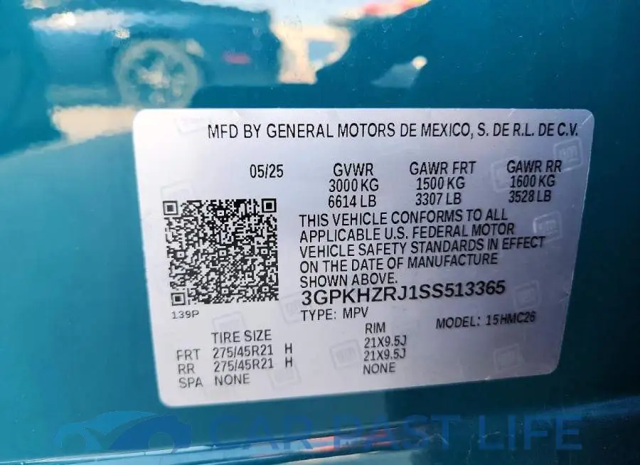 3GPKHZRJ1SS513365# 13