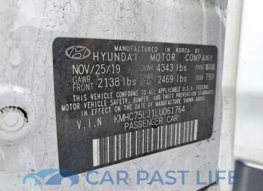 KMHC75LJ1LU061764# 12