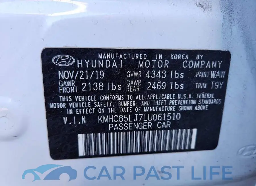 KMHC85LJ7LU061510# 12