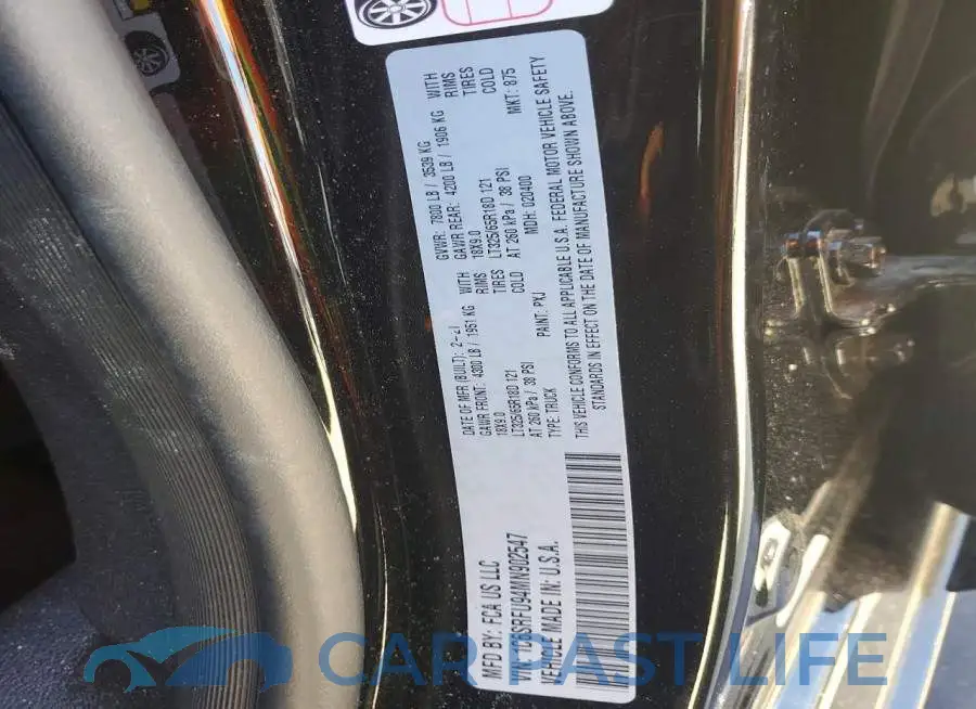 1C6SRFU94MN902547# 12