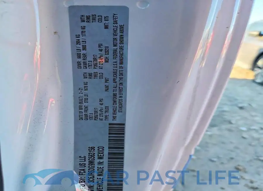3C6JR6DG9MG563156# 12