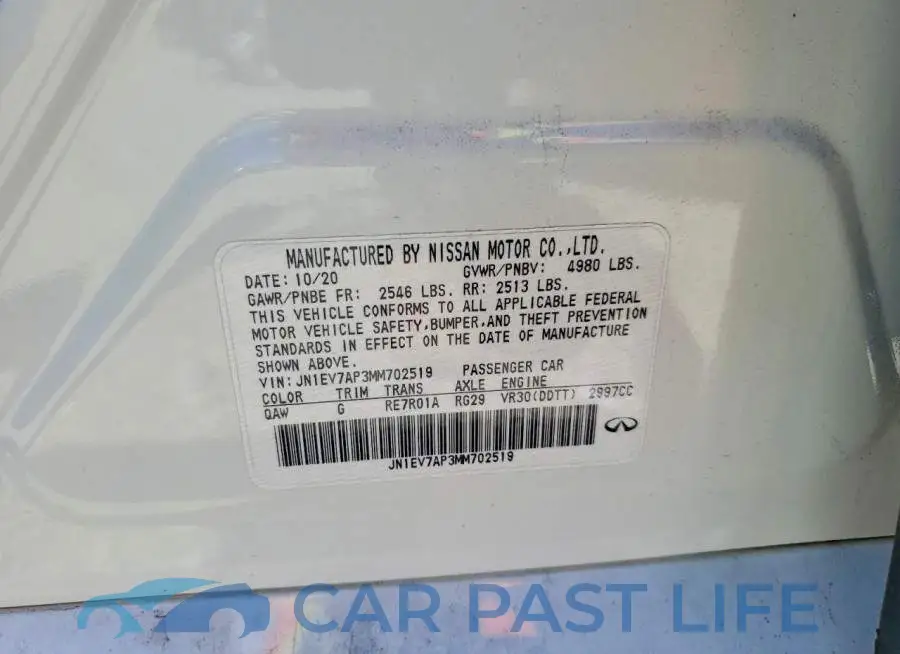 JN1EV7AP3MM702519# 12